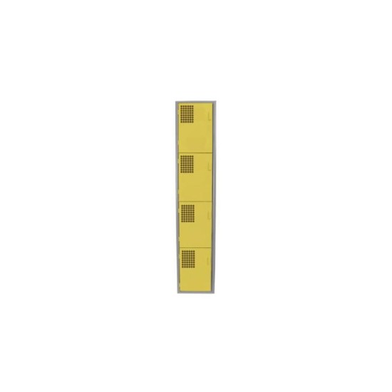 Locker Color Amarillo - 4 puertas