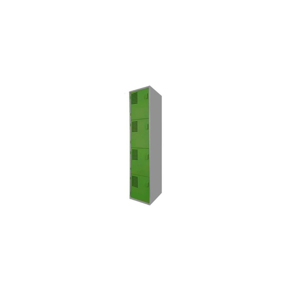Locker Color Verde- 4 Puertas