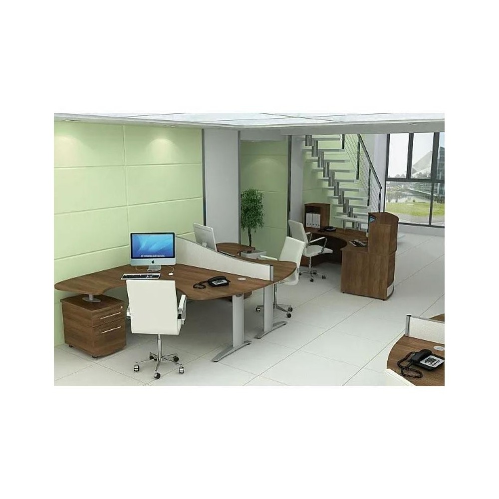 Escritorio de banco rectangular