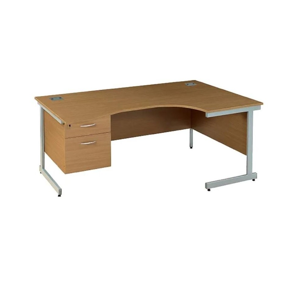 Escritorio London Home Office con patas blancas