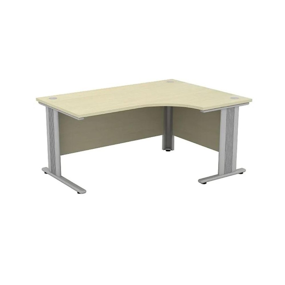 Escritorios de oficina con extremo de panel ergonomico