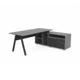 Mesa de escritorio de oficina moderna