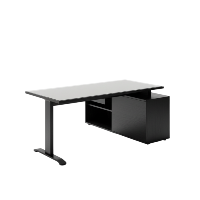 Escritorio de oficina modular de melamina