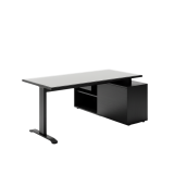 Escritorio de oficina modular de melamina