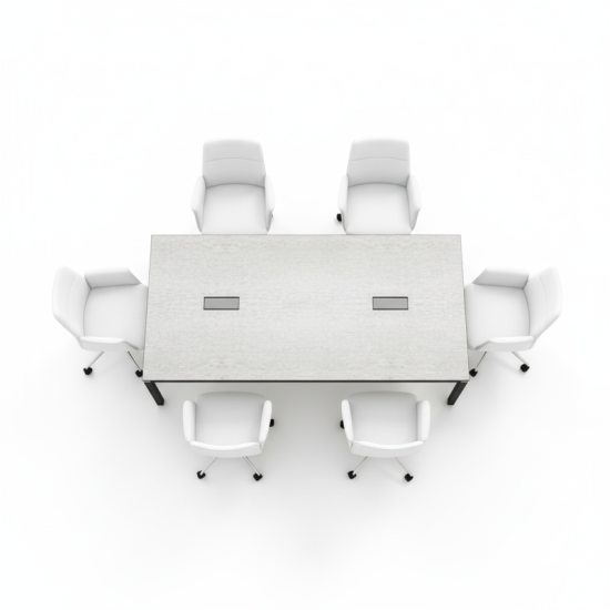 Mesa de oficina moderna para conferencias