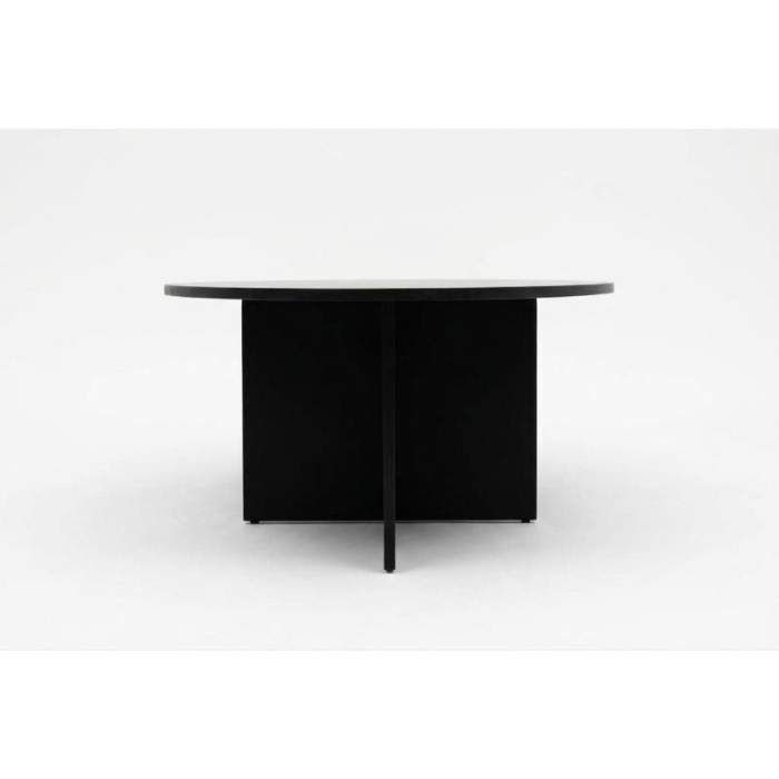 Mesa de Juntas “Élite Oval Black”