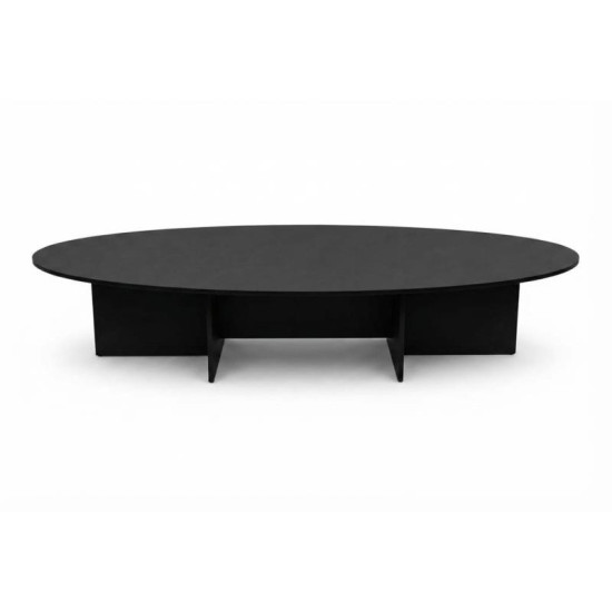 Mesa de Juntas “Élite Oval Black”