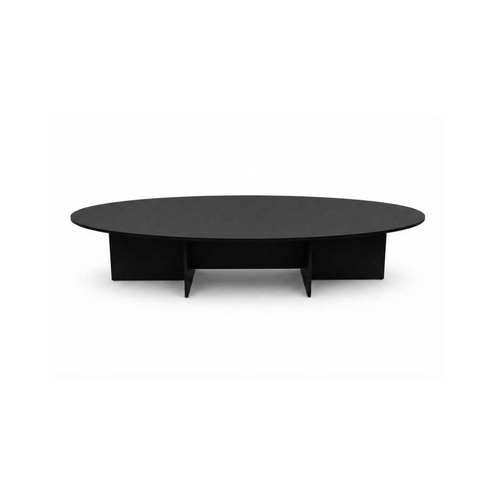 Mesa de Juntas “Élite Oval Black”