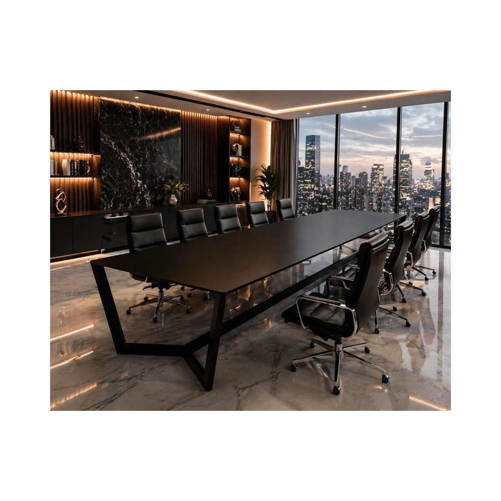 Mesa de Juntas Vector Black Infinity
