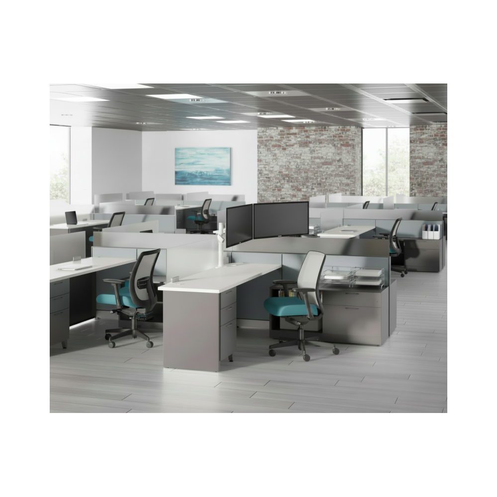 Estación de trabajo de oficina industrial