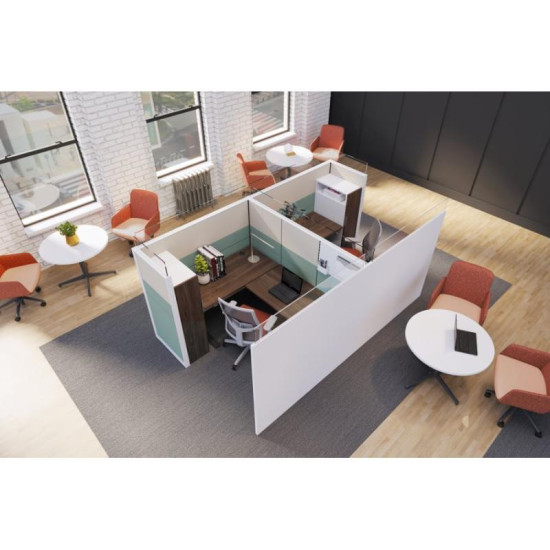 Estacion de trabajo de oficina de cubiculo
