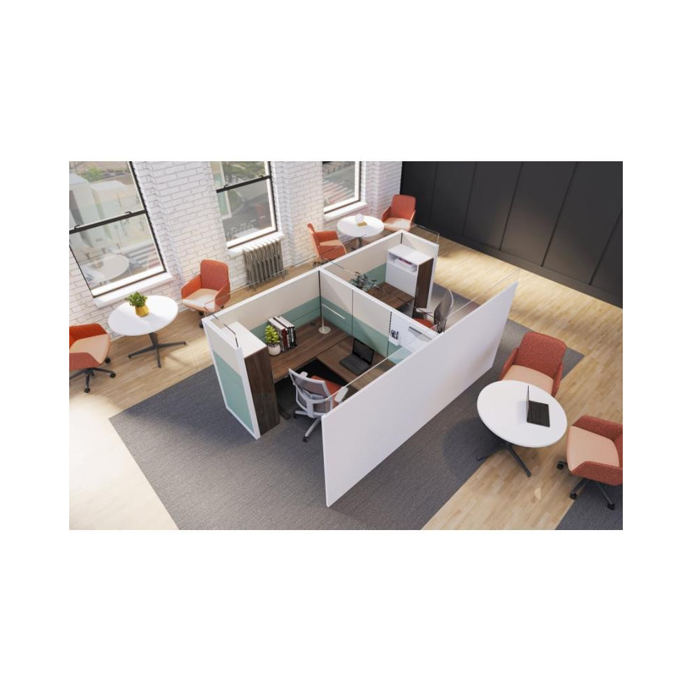 Estacion de trabajo de oficina de cubiculo