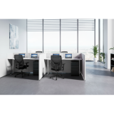 Escritorio de estacion de trabajo de oficina WorkZone Quad