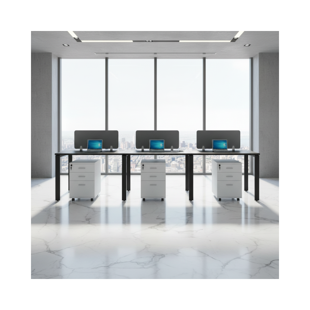 Estacion de trabajo de particiones de oficina