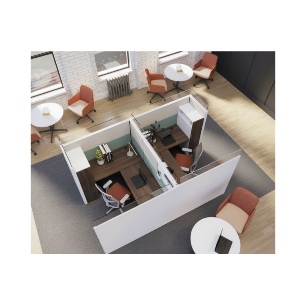 Estacion de trabajo de oficina de cubiculo
