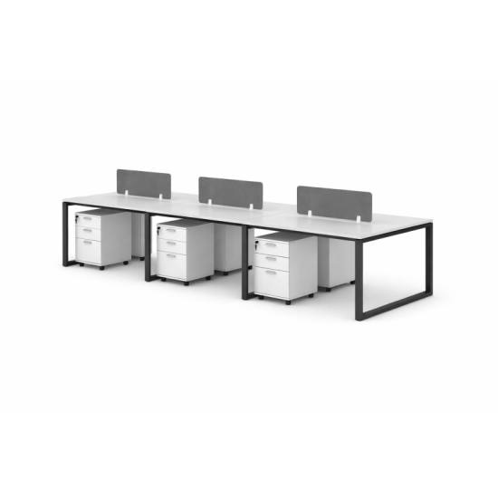 Estacion de trabajo de cubiculo de oficina