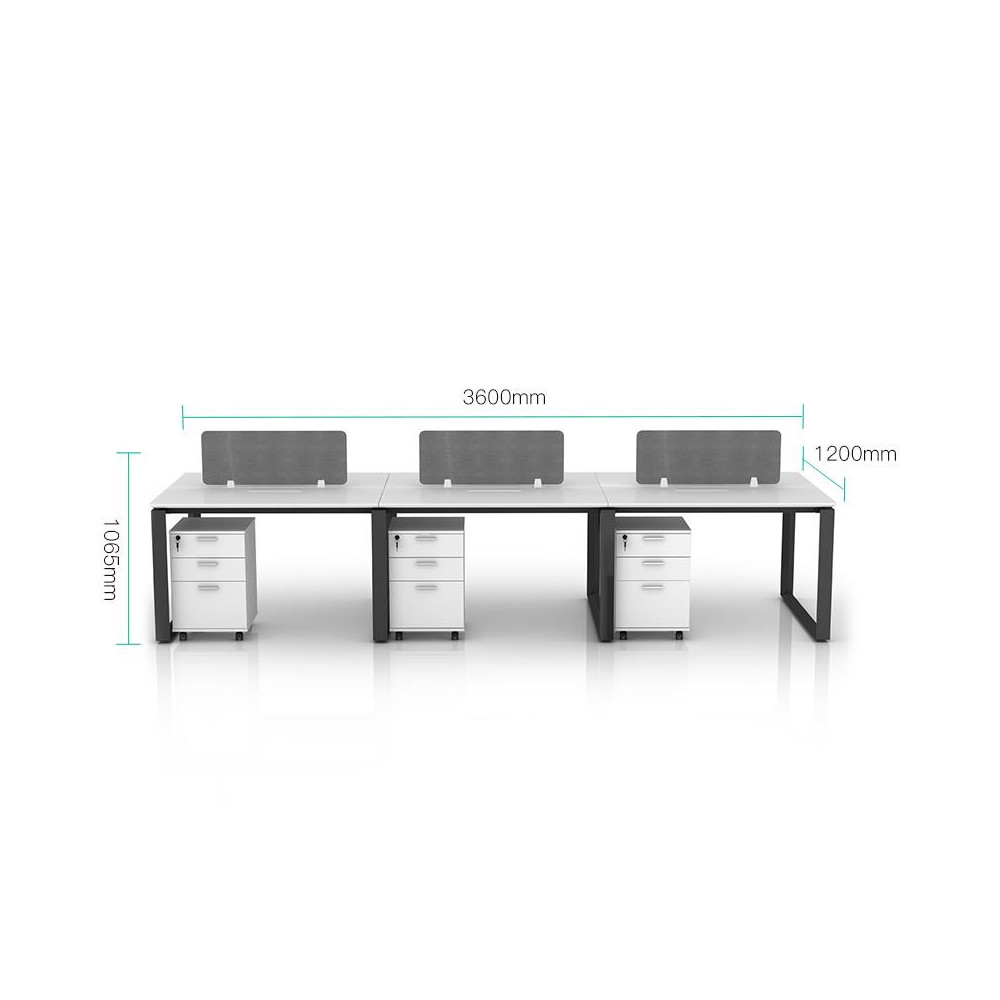 Estacion de trabajo de cubiculo de oficina