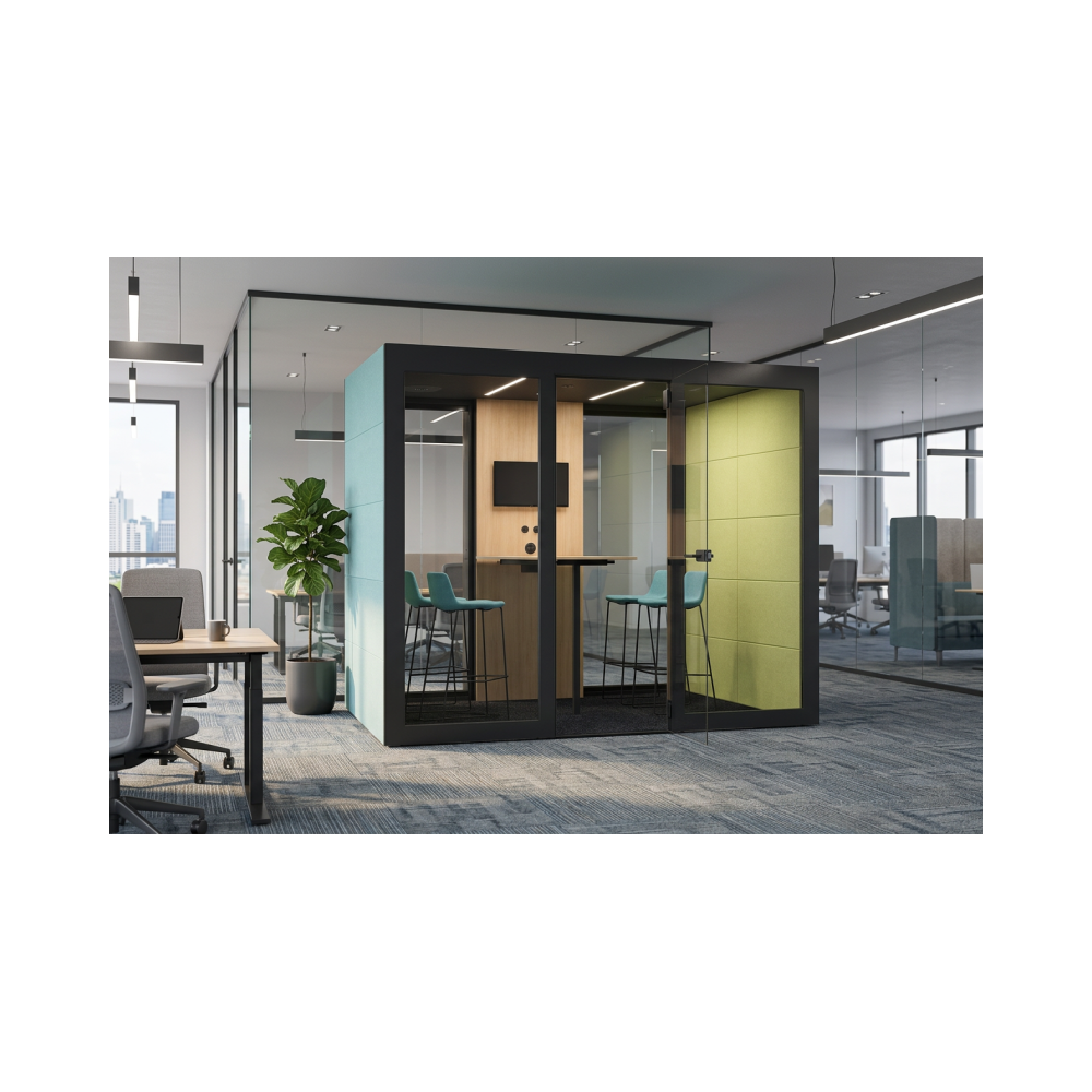 Mueble estación de trabajo de oficina Cabina COLLAB HUB