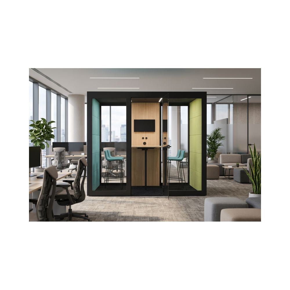 Mueble estación de trabajo de oficina Cabina COLLAB HUB