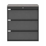 Archivero Metálico Horizontal Titan File 3 Archivero para Oficina de 3 Gavetas con Cerradura