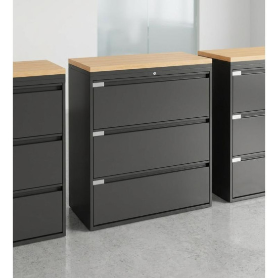 Archivero Metálico Horizontal Titan File 3 Archivero para Oficina de 3 Gavetas con Cerradura