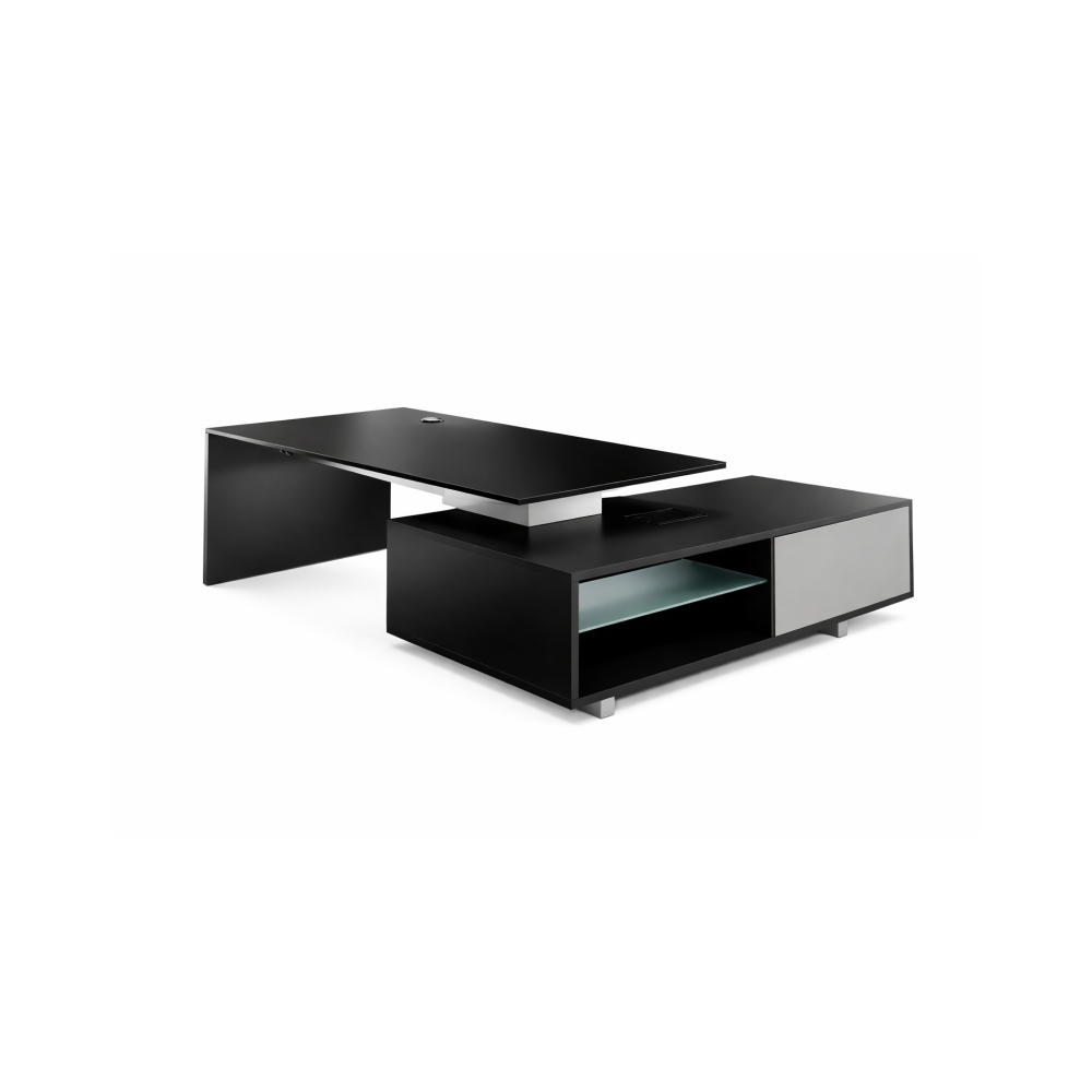 Escritorio Directivo de oficina muebles Fusion Black
