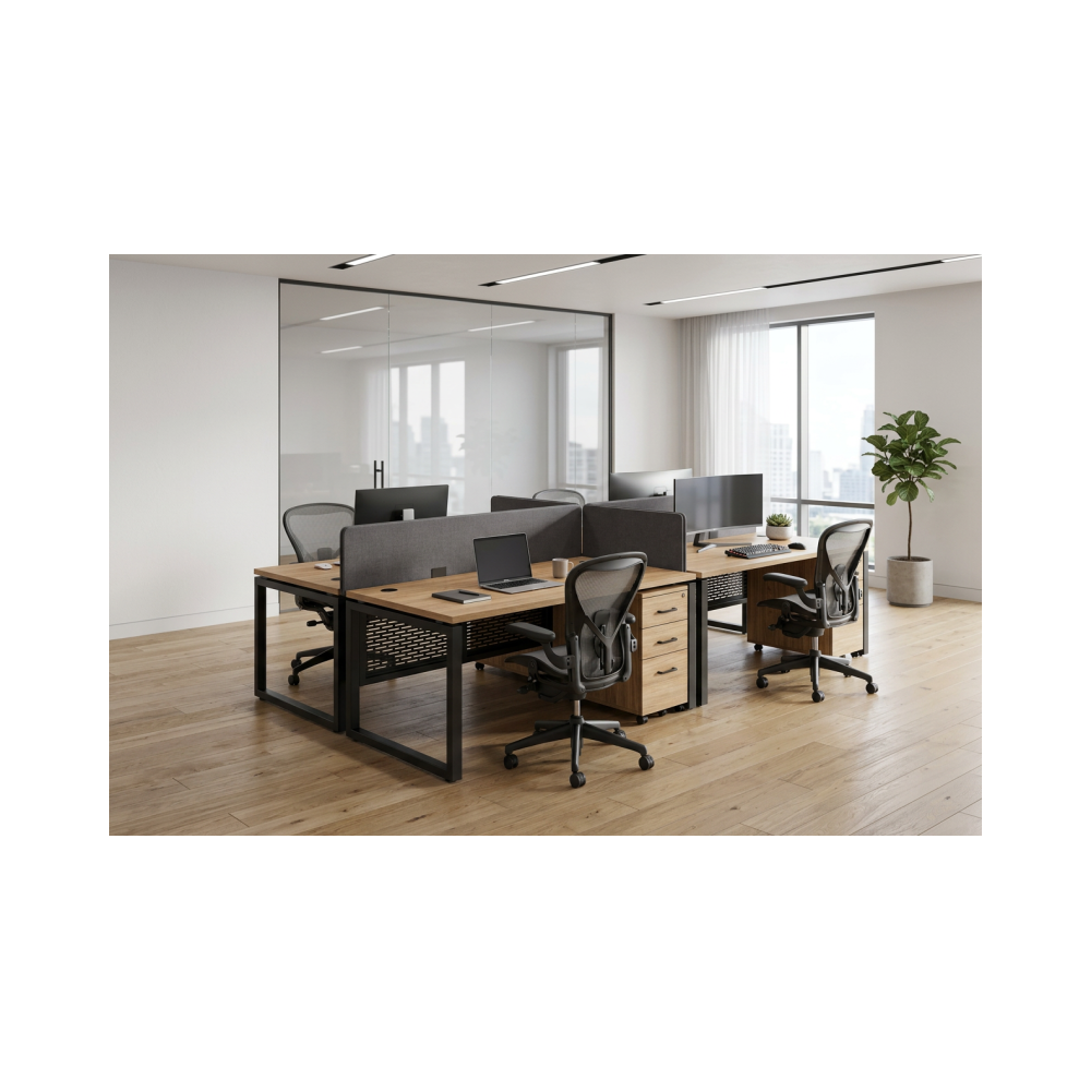 Estación de Trabajo Modular WorkLine Quad Pro