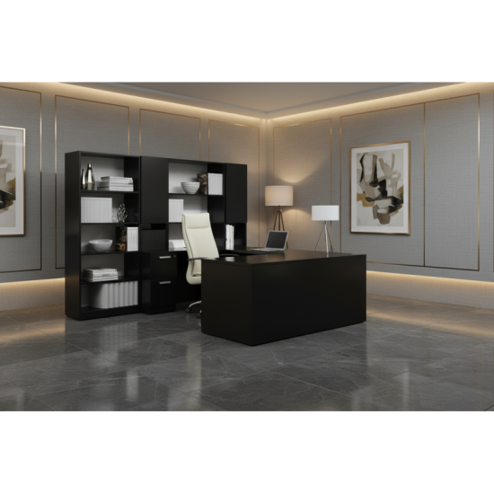 Escritorio de oficina BLACK LU NOVO