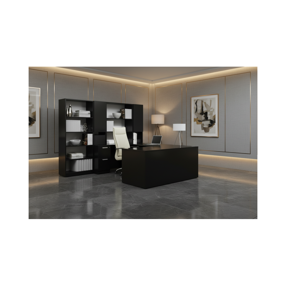 Escritorio de oficina BLACK LU NOVO