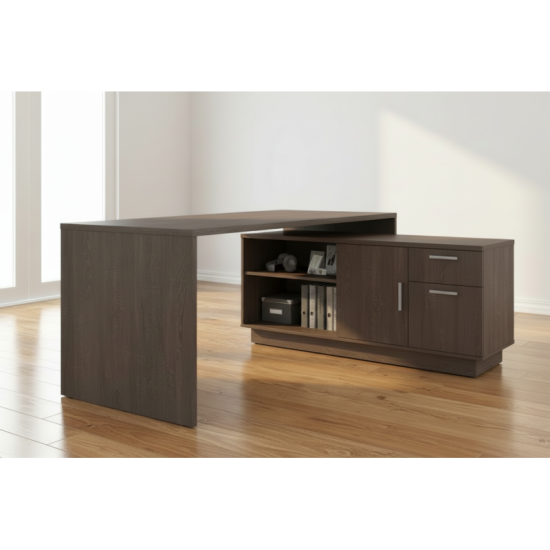 Escritorio Para Computadora De Madera En Forma De L