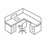 Escritorios en L